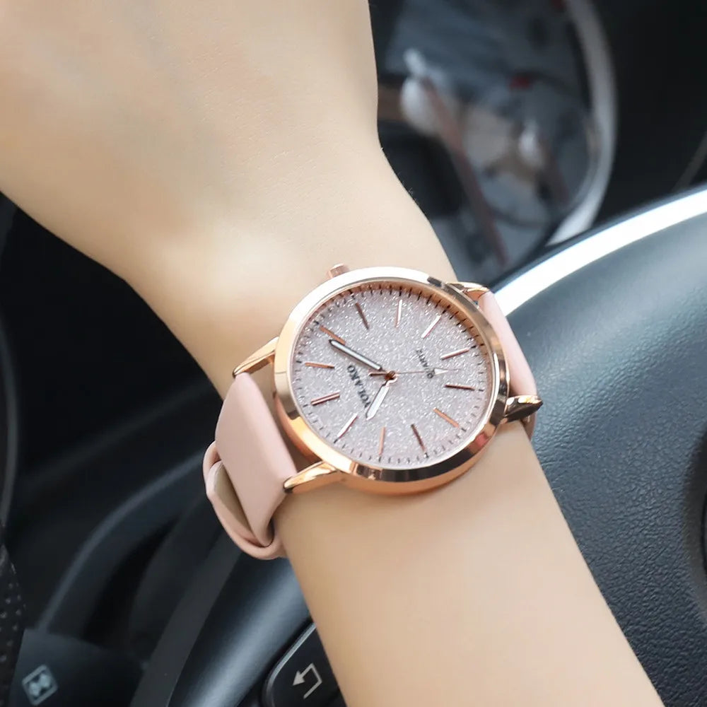 Women'S Watches Brand Luxury Fashion Ladies Watch Leather Watch Women Female Quartz Wristwatches Montre Femme